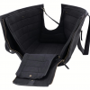 Premium Black Leather Pet Carrier Bag - Image 5