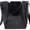 Premium Black Leather Pet Carrier Bag - Image 6