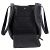Premium Black Leather Pet Carrier Bag - Image 7