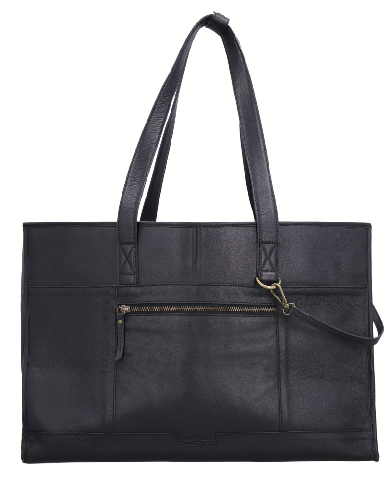 Premium Black Leather Pet Carrier Bag - Image 8