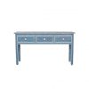 Bone Inlay 3-Drawer Console – Fish Scale Blue
