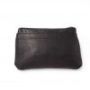 Genuine Leather Zipper Clutch Purse