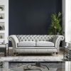 Drummond Tufted Leather Chesterfield Sofa