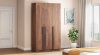Rodrigues 3-Door Engineered Wood Wardrobe in Sheesham Finish