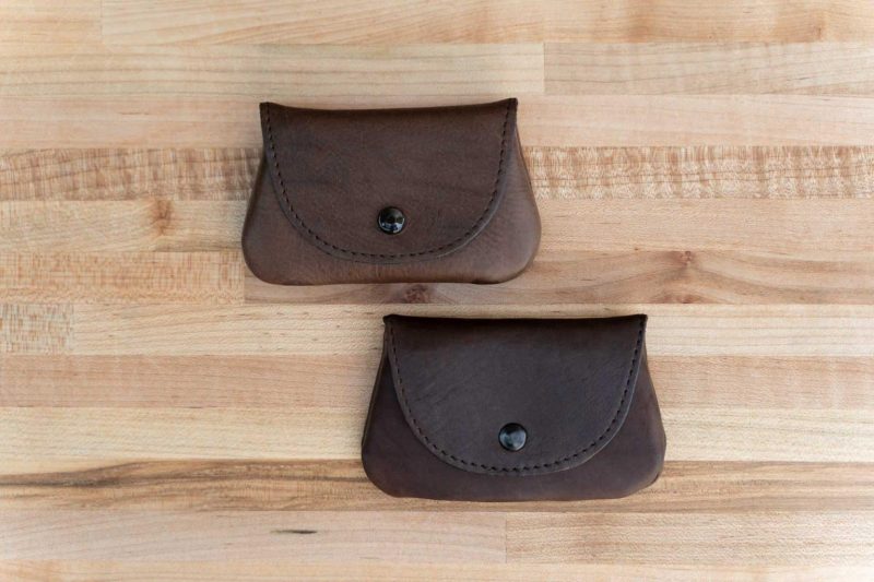 Leather Button Coin Purse - Image 2