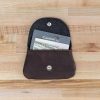 Leather Button Coin Purse - Image 3