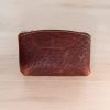 Genuine Leather Zippered Coin Purse with Gusseted Sides - Image 3
