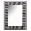 Handmade Bone Inlay Mirror Frame – Floral Motif