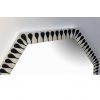 Handmade Bone Inlay Mirror Frame – Floral Design (White & Black) - Image 3