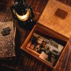 Premium Leather Desk Organizer Box