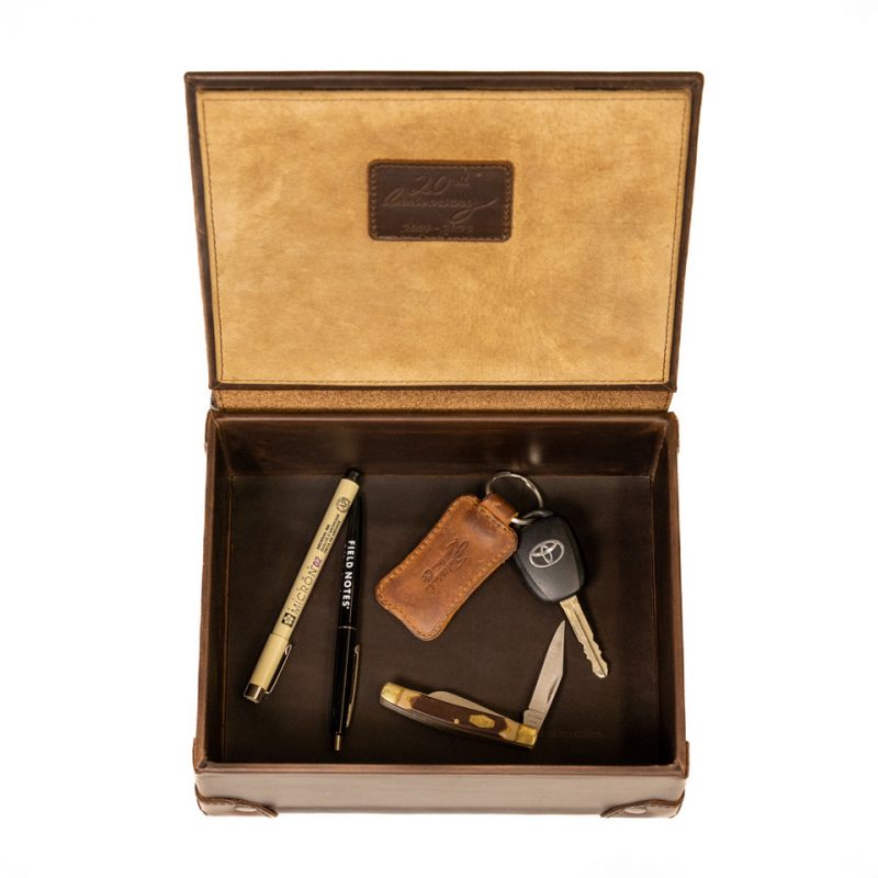Premium Leather Desk Organizer Box - Image 6