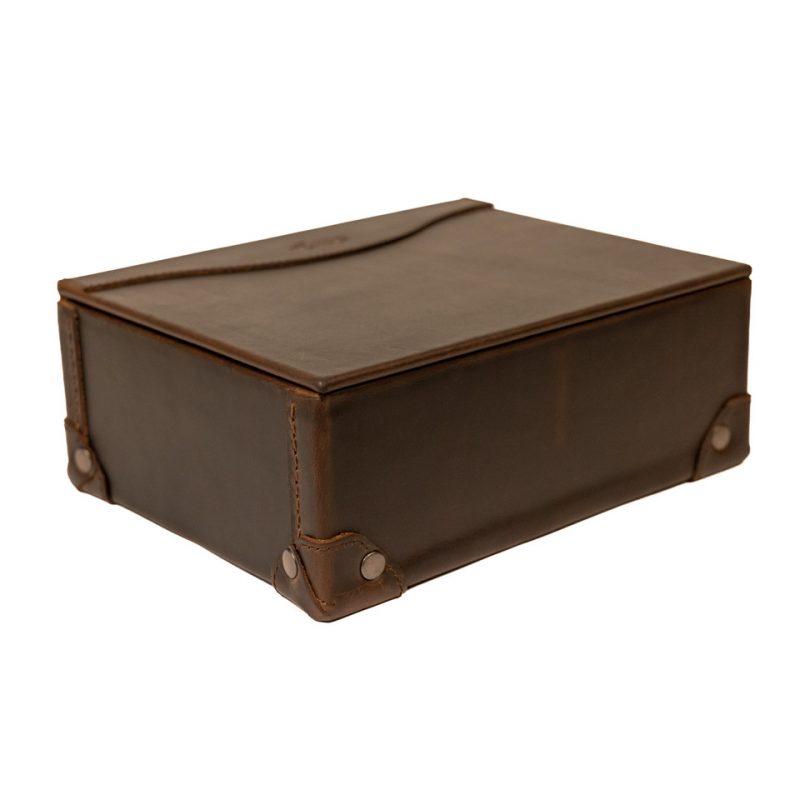 Premium Leather Desk Organizer Box - Image 5