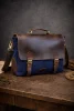 Canvas Messenger Bag - Blue